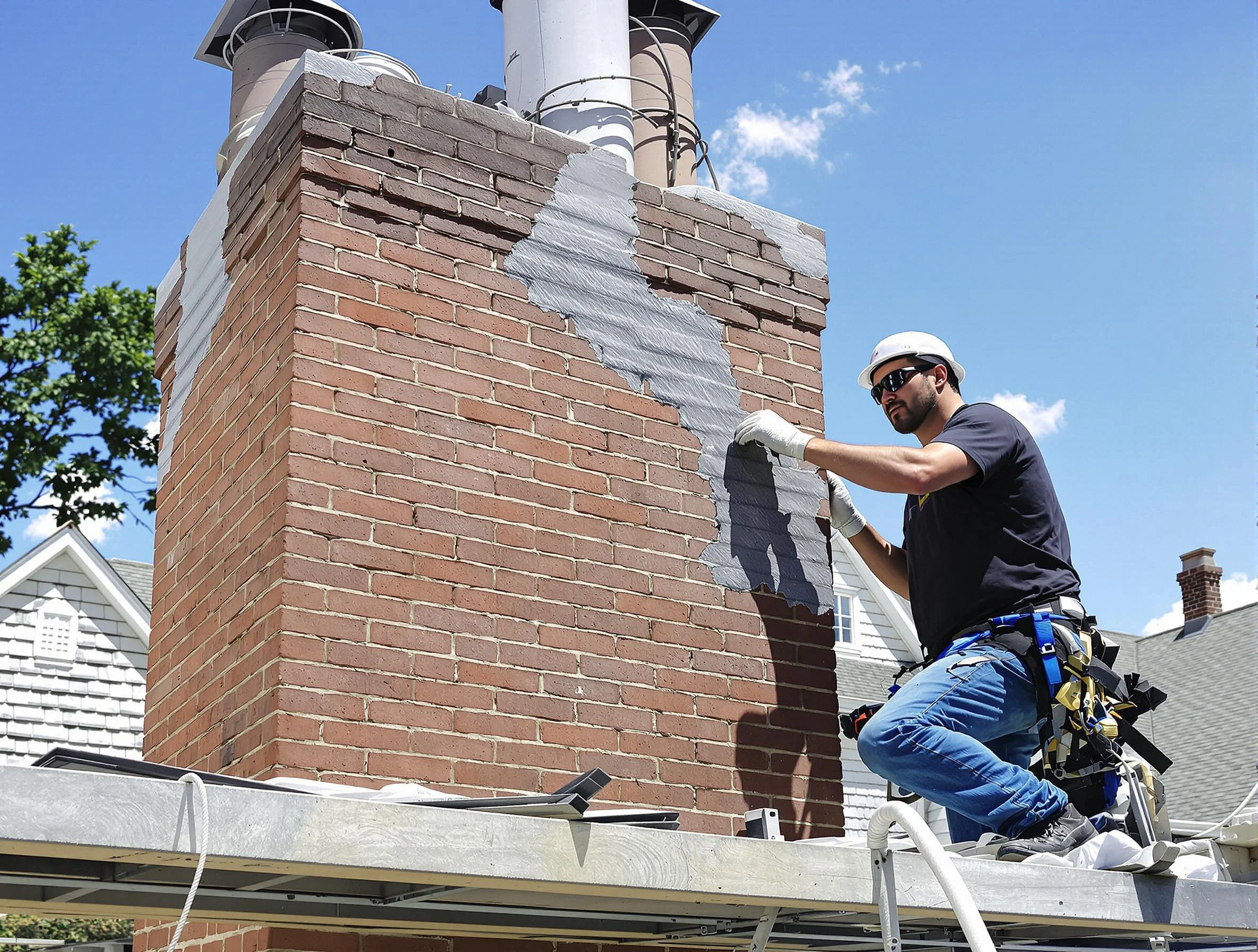 Chimney Restoration in Cochituate, MA