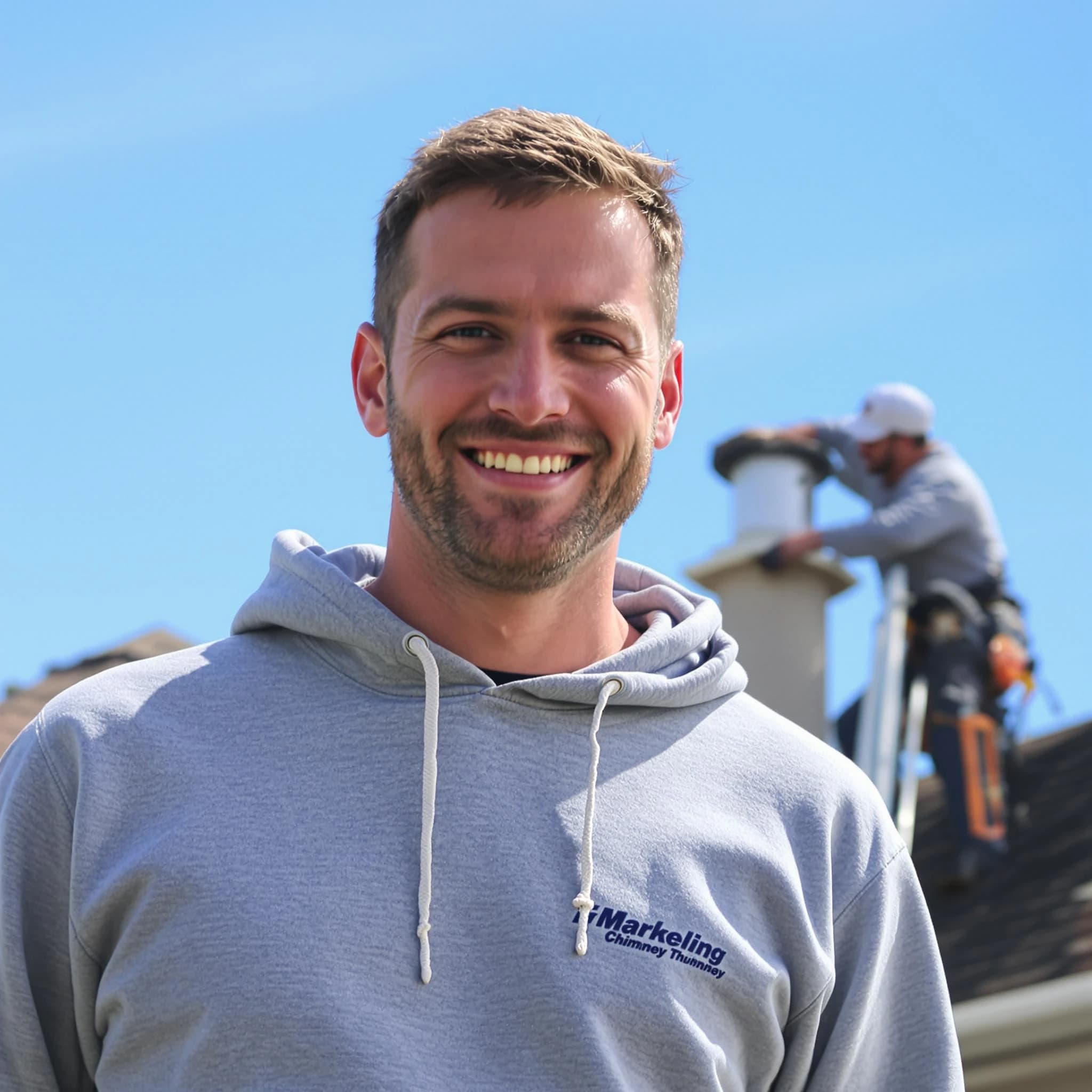 The Natick Chimney Sweep team.