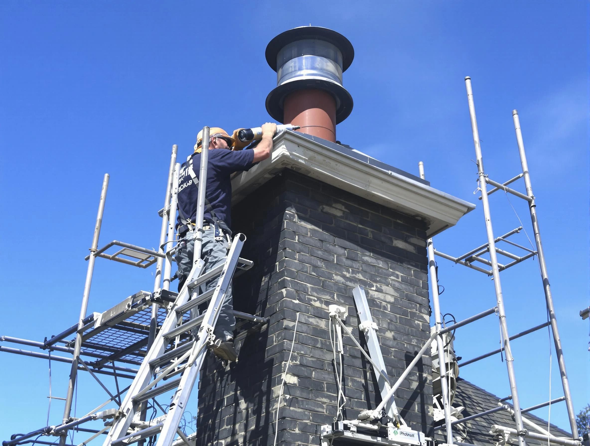 Sturdy chimney crown finished by Natick Chimney Sweep in Natick, MA