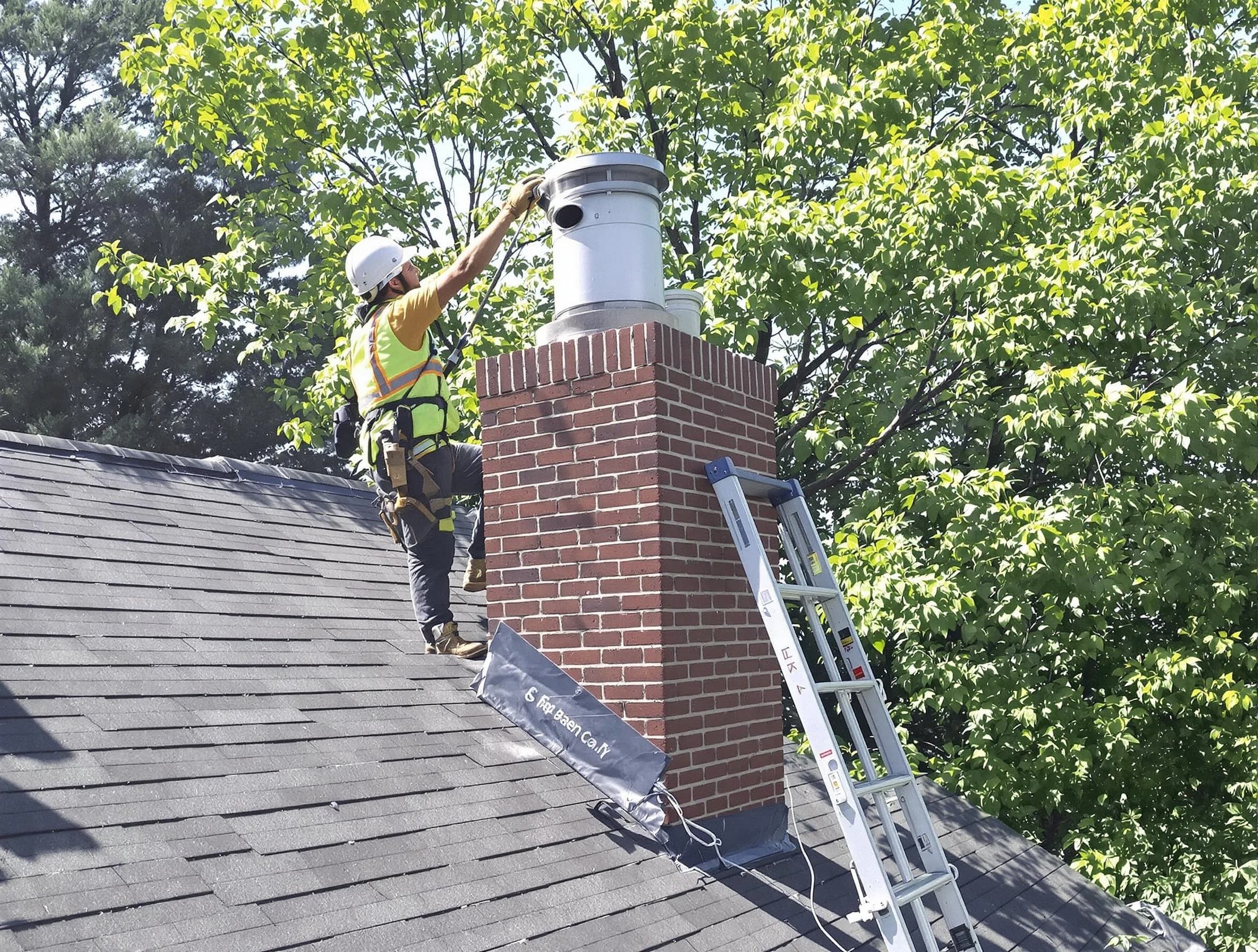Chimney liner inspection by Natick Chimney Sweep in Natick, MA