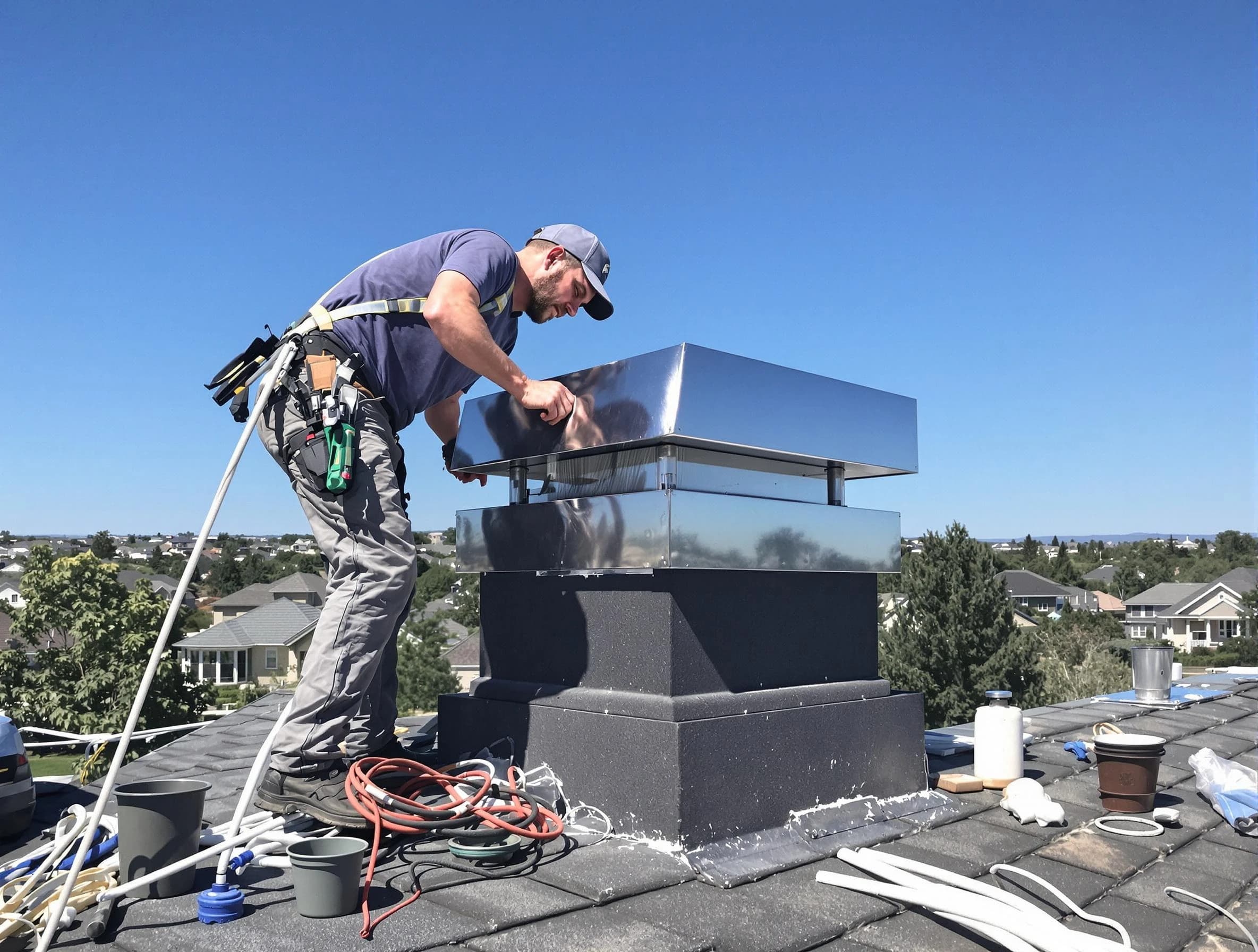Chimney Cap Services service in Natick, MA