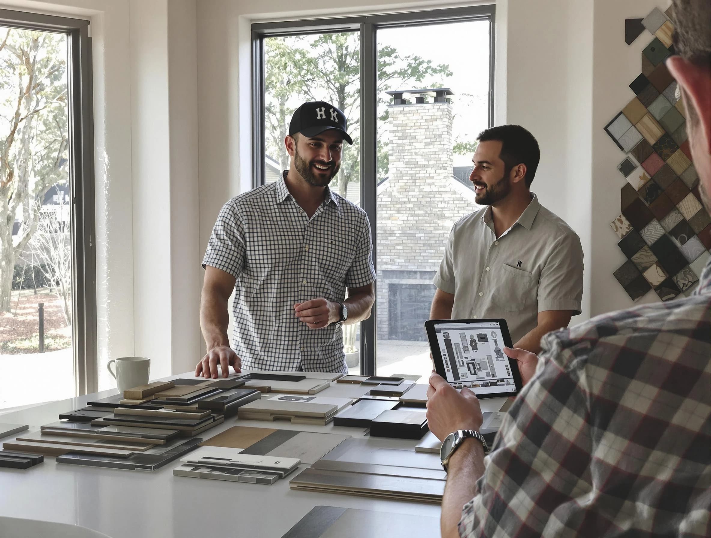 Natick Chimney Sweep remodeling a chimney and fireplace in Natick, MA