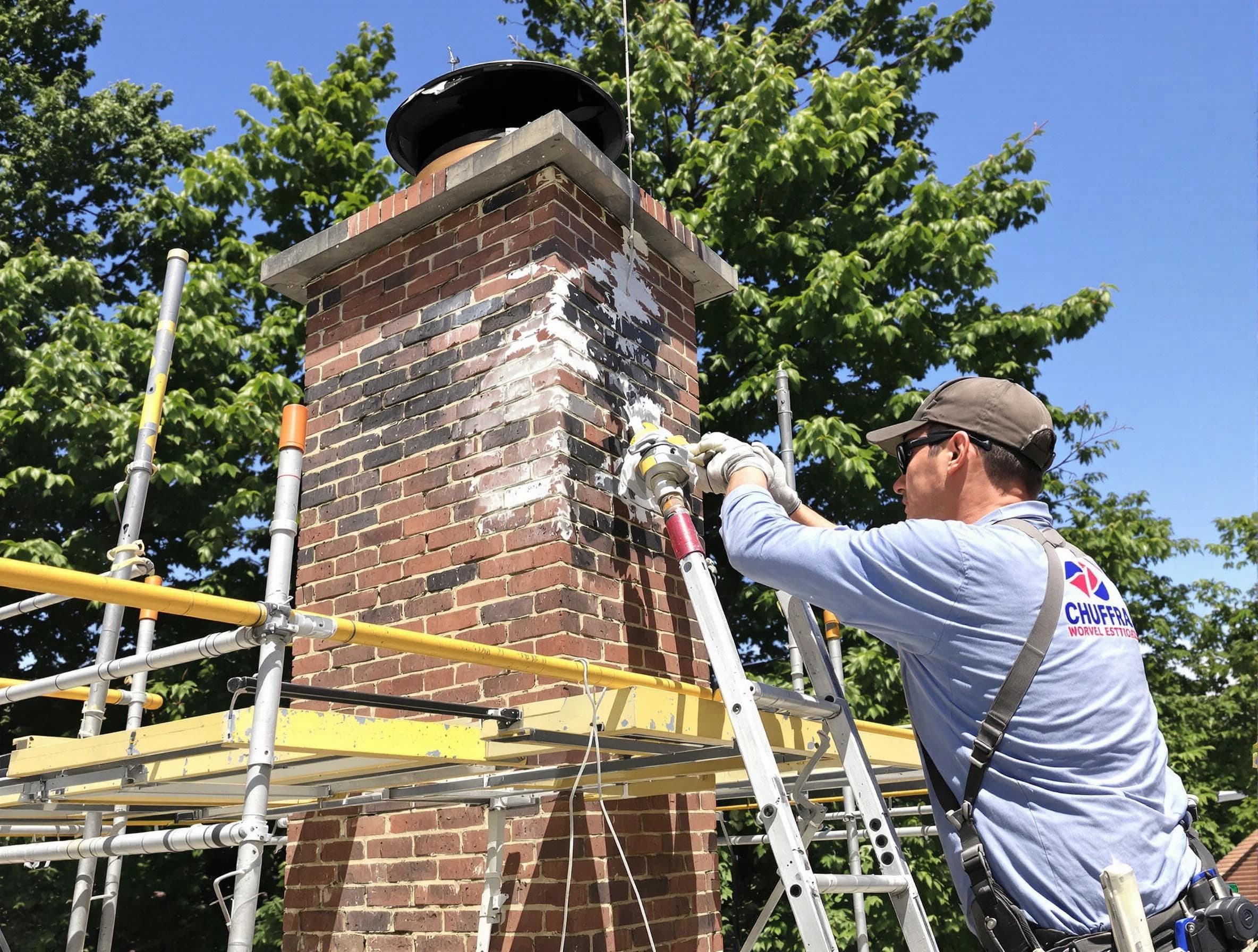 Structural chimney repair by Natick Chimney Sweep in Natick, MA