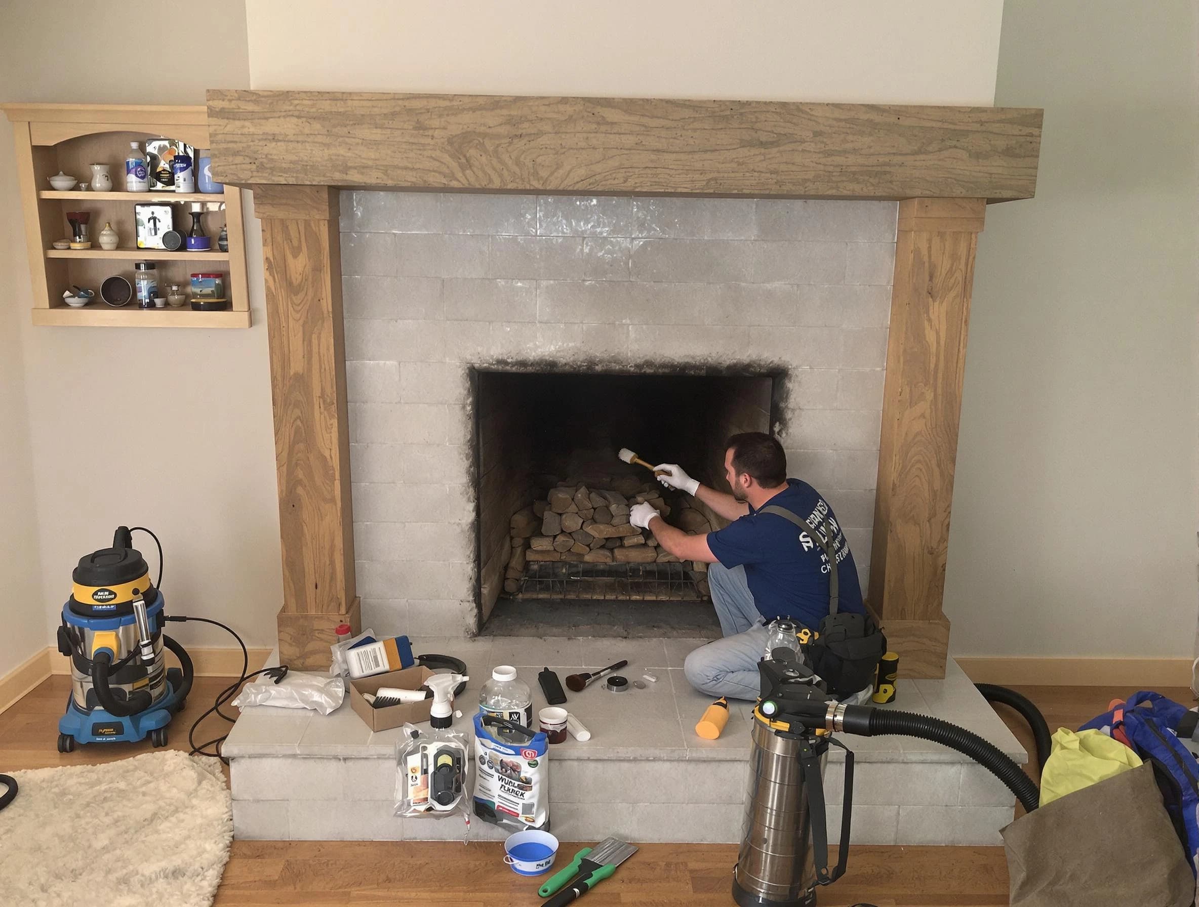 Detailed creosote removal process by Natick Chimney Sweep in Natick, MA
