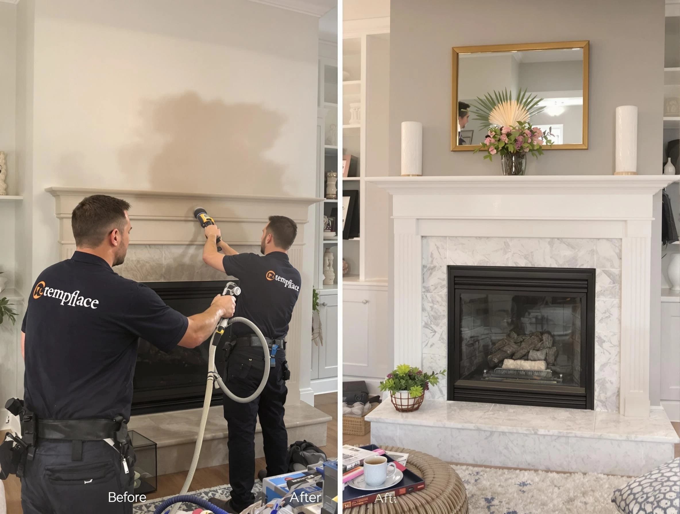 Professional soot removal by Natick Chimney Sweep team in Natick, MA